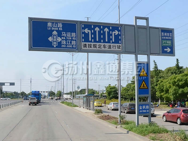BZG-012，交通標(biāo)志桿，框架交通標(biāo)志桿