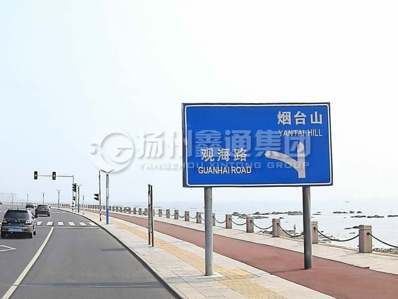 BZG-015，交通標(biāo)志桿，雙柱標(biāo)志桿