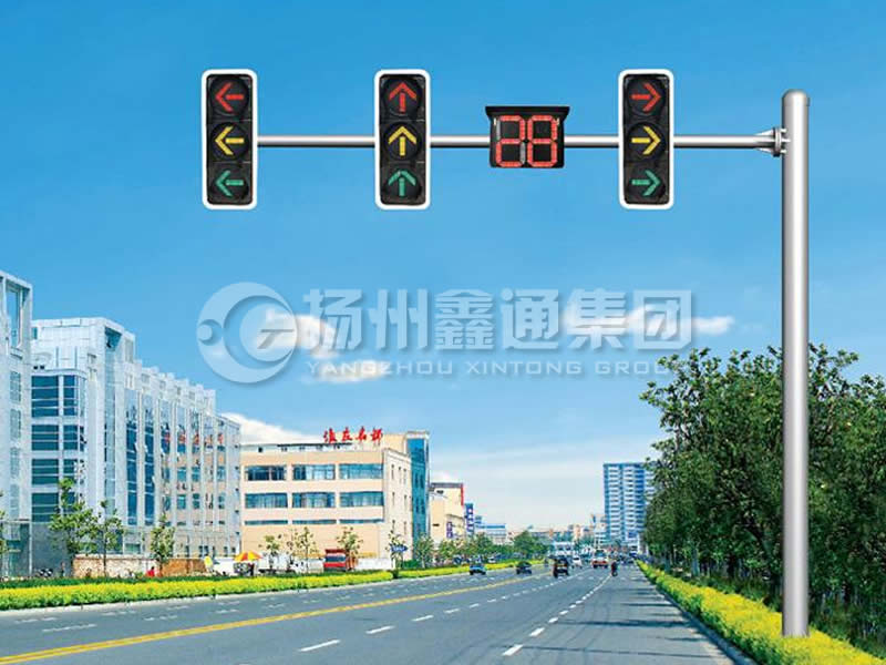 XHDG-012，L型等徑單臂信號燈桿