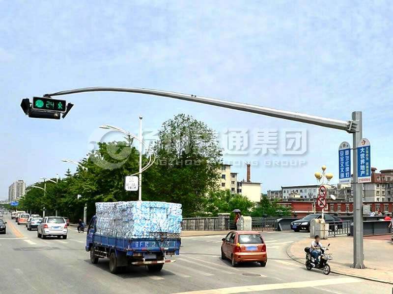 XHDG-048，吊籠式信號燈桿，吉林信號燈桿