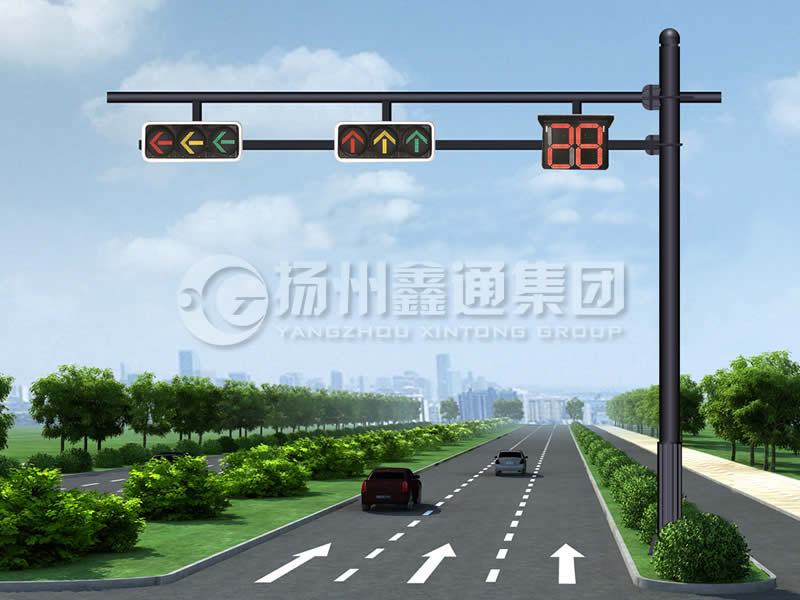 XHDG-061，F(xiàn)型信號(hào)燈桿，晉中信號(hào)燈桿